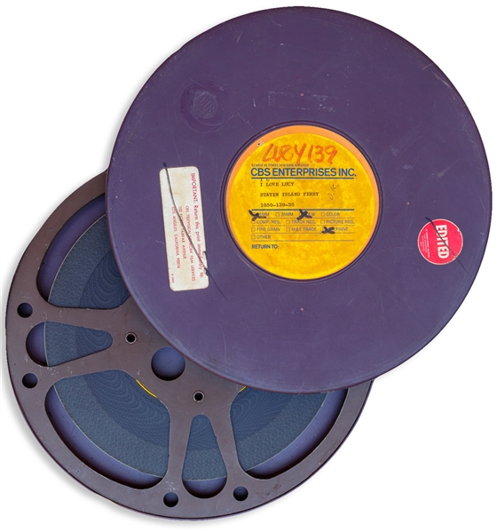Four Original 16mm Film Reels of ''I Love Lucy'' Including ''Be a Pal'', the 3rd Episode of Season One